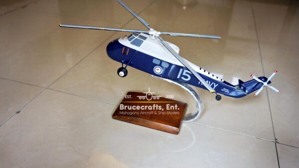 Model of Westland Wessex with detailed craftsmanship